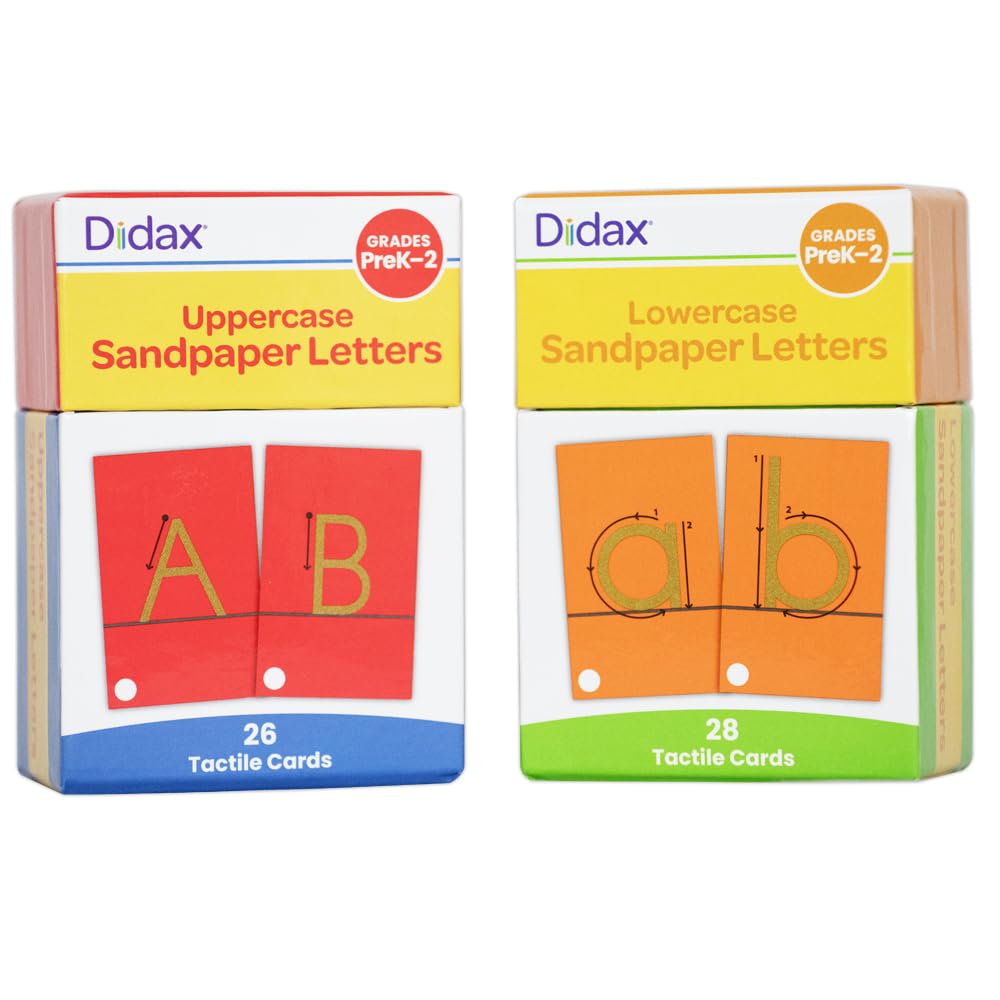 Didax Educational Resources Sandpapers Letters Boxed Set