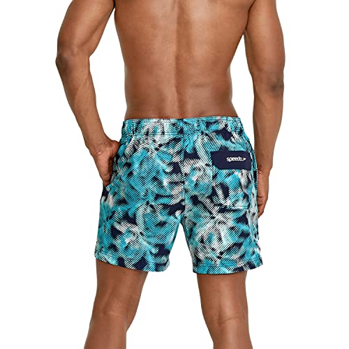 Speedo Men's Swim Trunk Short Length Redondo Comfort Liner Print4