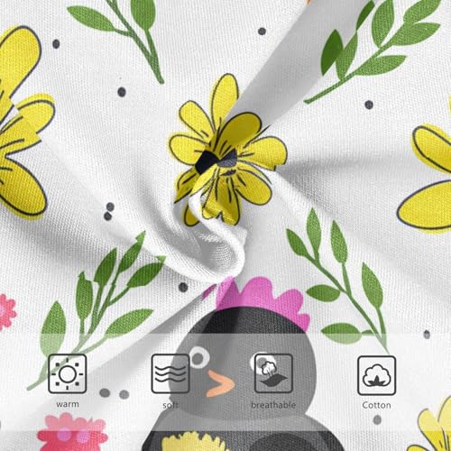 Cute Black Yellow Chickens Toddler Girls's Underwear 2T 202c12733