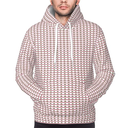 Sweat à capuche Californie homme pull chaud décontracté