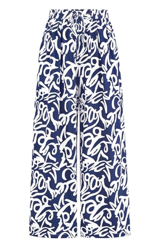 PRETTYGARDEN Floral Print Wide Leg Pants Woman with...