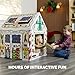 Bankers Box at Play Color in Holly Jolly Playhouse, Cardboard Playhouse and Life Size Craft Activity for Kids and Families