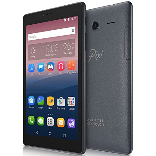 Alcatel Pixi 4 - Tablet de 7'' HD (WiFi/3G, Procesador QuadCore 1.3GHz, 1GB de RAM, 8 GB de Memoria Interna, Android 6) Color Blanca