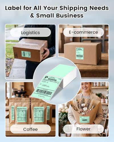 Image of Phomemo 4x6 Thermal Shipping Labels for Phomemo Shipping Label Printer
