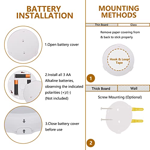 Image of Battery Operated Spotlights, Cordless Picture Light, Dimmable Accent Lighting, Wireless LED Puck Lights, Stick on Lights with Remote for Plant Photo Painting Art Dartboard Portrait