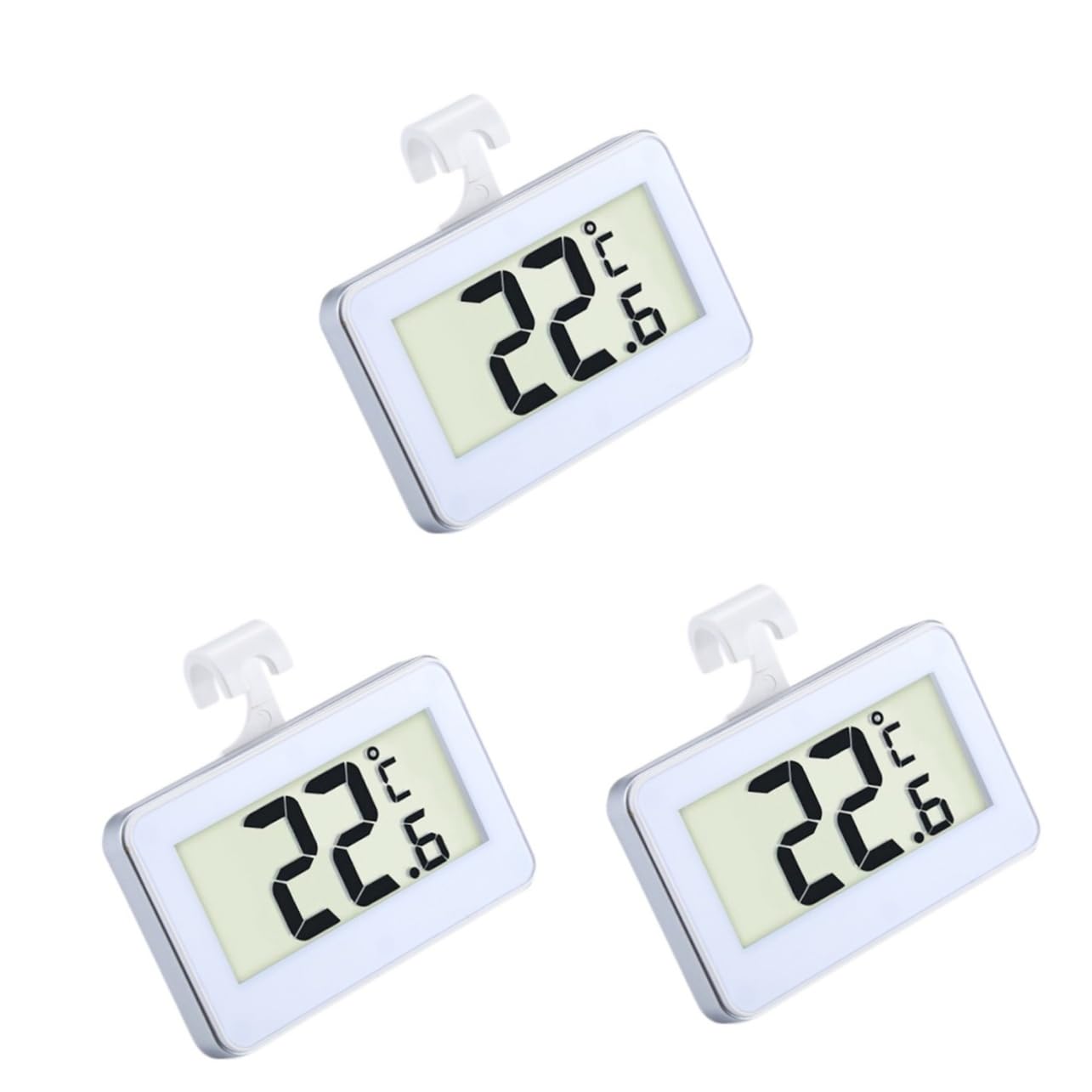 BESPORTBLE 6 Piezas alarma de alta y temperatura termómetro digital termometro para frigorifico y congelador depósito de agua termómetro exterior termómetro de nevera familiar conectar