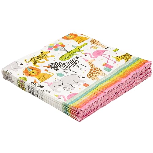 C.R. Gibson TW7-25362 Party Animal Fringe Lunch Napkins thumb #2