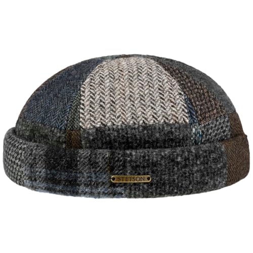 Bonnet Docker Patchwork Stetson Confectionné en UE avec Matières Nobles