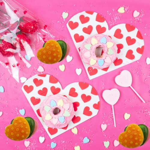 Krabby Patties Gummy Candy Heart Shaped Gummies, Spongebob Squarepants Valentine's Day Jumbo Candy #TOP5