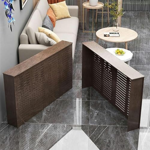 Estante para gabinete con cubierta de radiador y mueble de baño 5