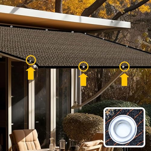Filet d'ombrage de balcon opaque 100x750 protection extérieure - 4