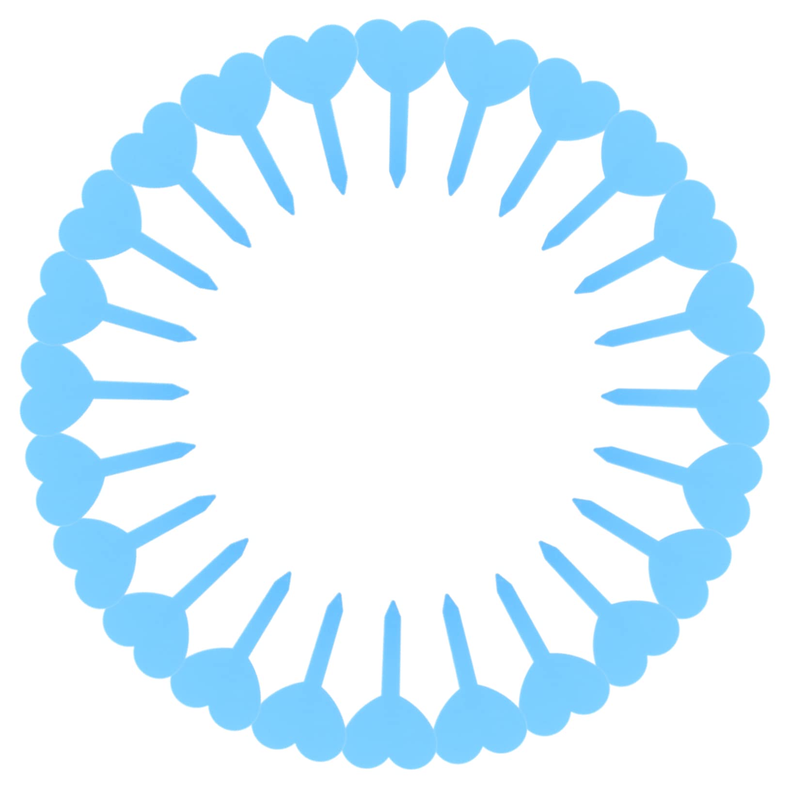 Mikikit 100Pcs Thick Plant Name Tags Garden Labels with Pointed Design for Easy Insertion Suitable for Indoor Outdoor Use for Flower Beds Pots Mixed Colors