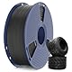 SUNLU TPU 3D Drucker Filament, 1KG Hochgeschwindigkeits 95A Filament 1.75mm, Flexibel für Schnellen Druck, Maßgenauigkeit +/-0.03mm (Schwarz)