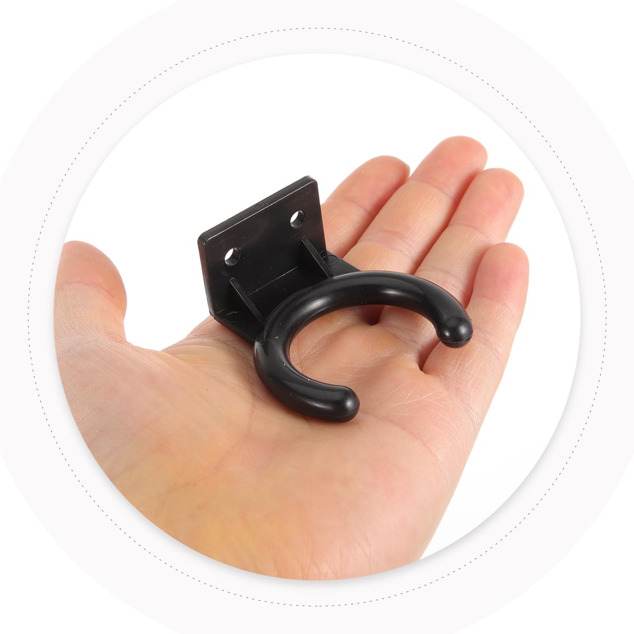 Gatuida 4Pcs Microphone Holder Wall Mount Mic Hanger Hook for Home Ktv Easy Installation Fits Microphones Compact Storage for Conference Rooms - Image 4