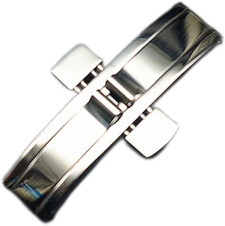 Watch Accessories Metal Double Push Deployment Buckle Stainless Steel Seamless Butterfly Buckle Strap Compatible With Longines L4 L2 Watch buckle
