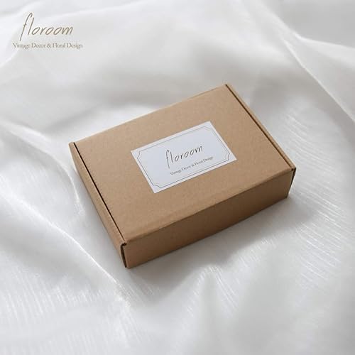 Miniatura 7 de Floroom Juego de 6 pulseras de ramillete de rosa marfil para mujer, novia, dama de honor, blanco, boda, baile de graduación