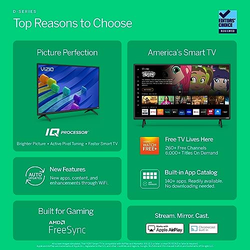 Vizio D24H-G9 24-Inch D-Series 720P Smart Tv thumb #2