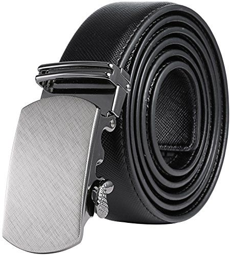 Mio Marino Classic Ratchet Belt - Premium Leather - 1.38 Wide - Adjustable Buckle