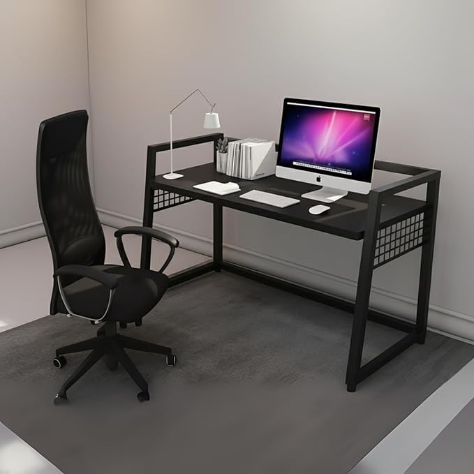 Image of Amazon Brand - Solimo Loft Foldable Computer Desk | Study Table for Students | Computer Desktop Table | Workstation | Multipurpose Desk for Office & Home (80 x 50 x 75 cm) (Black) - DIY.