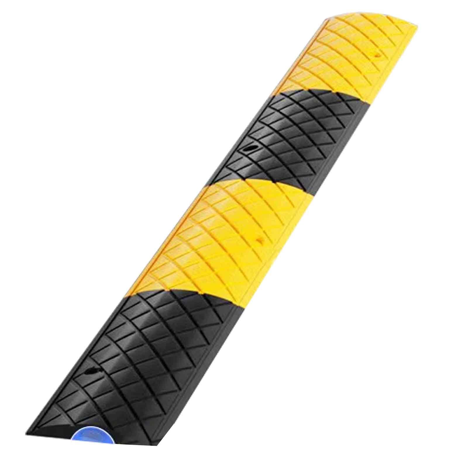 1-Kanal Kabelschutz, Gummikabelschutz für den Boden, Bremsschwelle, Kabelkanal Outdoor Robust, 10 T, für Wohngebiete, Garagen und Gärten(100x15x3cm/39x6x1.2in)