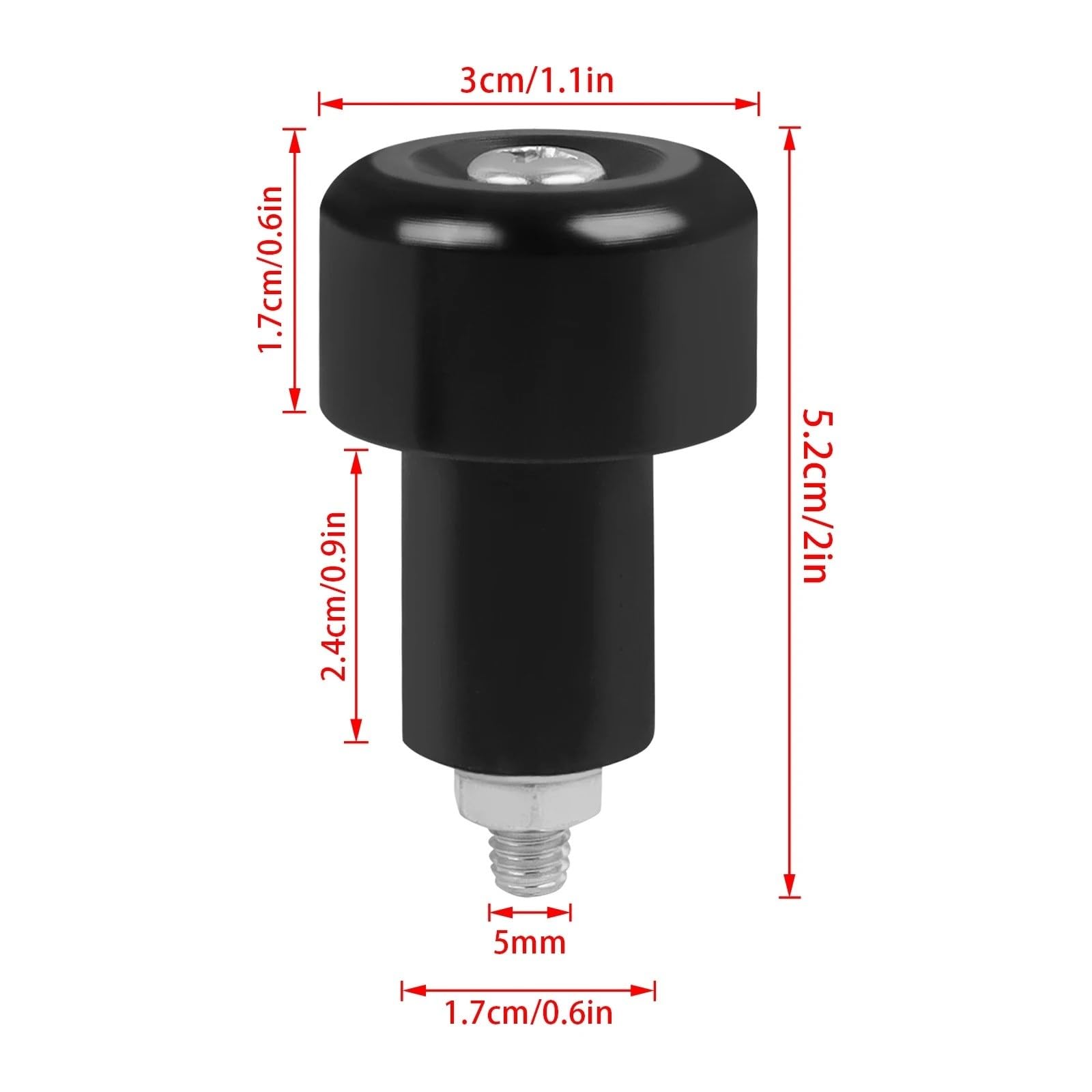 Motocicleta Tapon para Manillar Tapones Para Manillar De Motocicleta, Empuñaduras, Deslizadores De Contrapesos Para Suzuki Para GSXR600 GSXR750 GSXR1000 K6 K7 K8 K9 Tapón de manillar de motocicleta