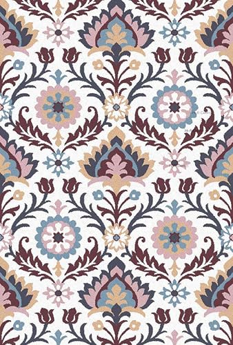 Image of 10x14 Ft Wool Area Carpet - Designer Hand-Tufted Rug for Large Bedrooms, Offices & Reception Areas