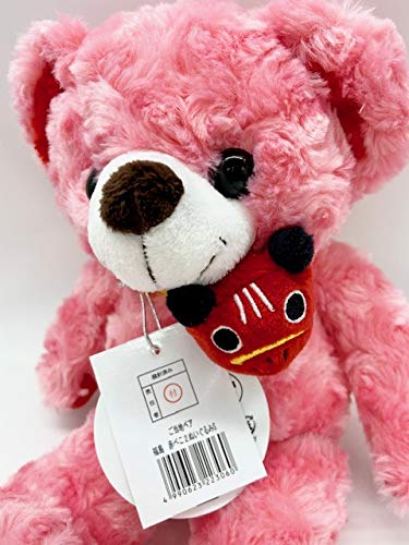 Amazon.co.jp: ご当地ベア 福島 赤べこ2 ぬいぐるみS 福島限定 藤二誠