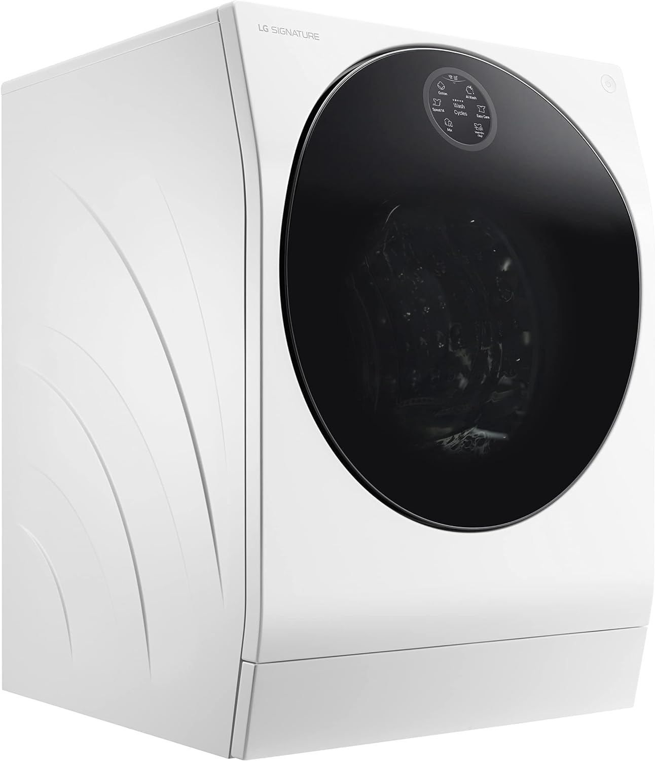 LG SIGNATURE LSWD100X Waschtrockner 12-7 kg 1550 U/min AI Direct Drive Wärmepumpen Steam-Funktion Weiß