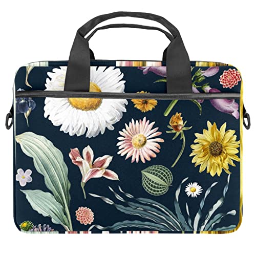 Sacoche à bandoulière pour ordinateur 13 à 14 pouces avec motif espace coloré