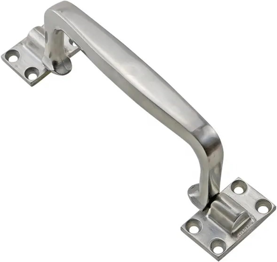 Stainless Steel Folding Handle Industrial Electrical Machinery Box Cabinet Door Heavy-Duty Handle 1Pcs(153x14x51mm)