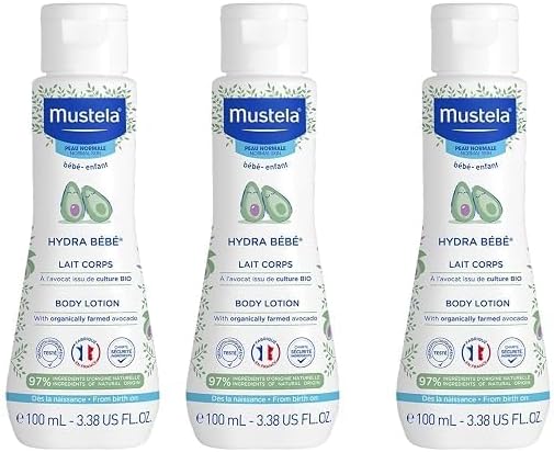 Hydra Bebe Body Lotion, White, Avocado (100ml x 3)
