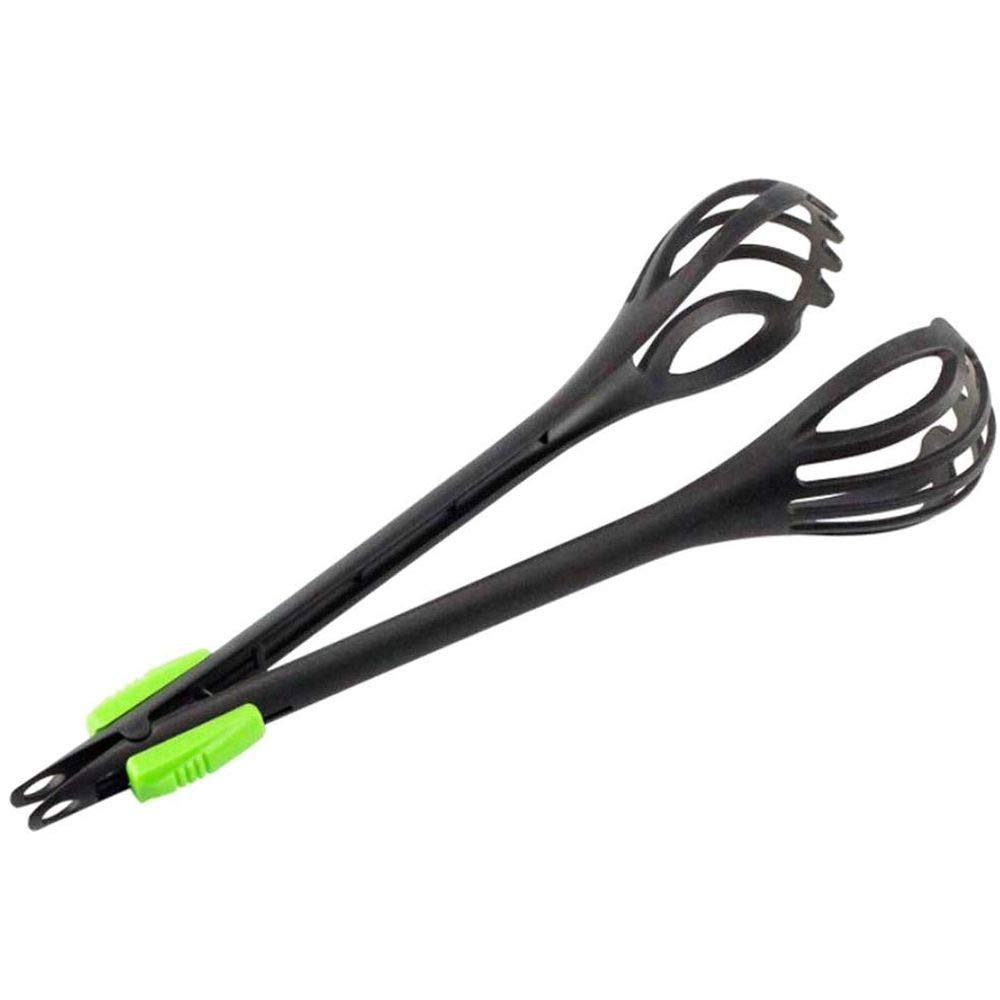 Egg Beater Multi-function Nylon Egg Whisk Milk Stirring Whisk Mixer Hand Bread Clip Eggbeater Kitchen Tool Kitchen Utensils, Black