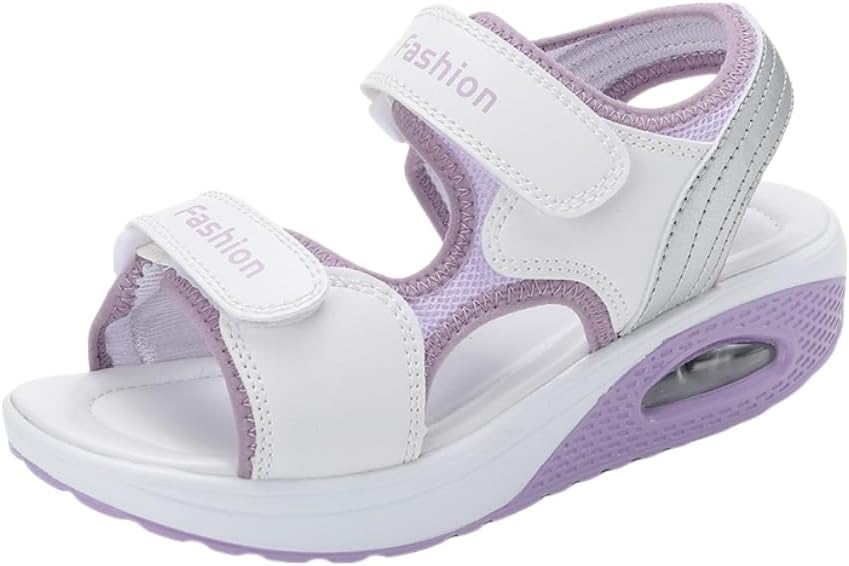 Women's Sports Sandals Breathable, Shock-Absorbing Lightweight,Open Toe Fashionable Beach Sandals Casual Footwear