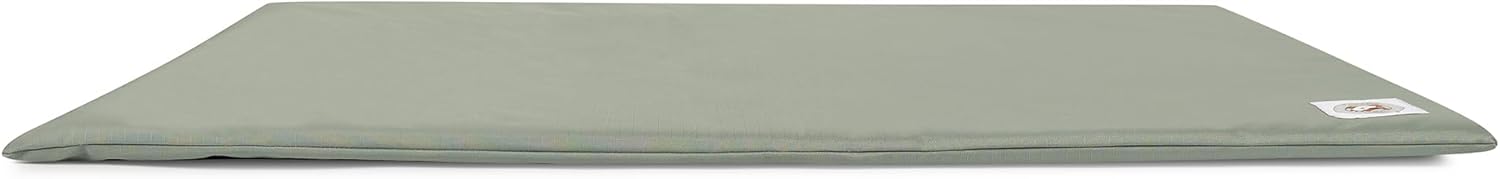 Brutus Tough Chew Resistant Comfort Mat, Dog Bed, Crate Mat (Green, Large)