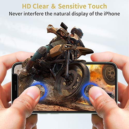 Image of UNBREAKcable 3-Pack Screen Protector for iPhone 12 mini, Double Shatterproof Tempered Glass [Easy Installation] [9H Hardness] [99.99% HD Clear] [Case Friendly] for iPhone 5.4 inch