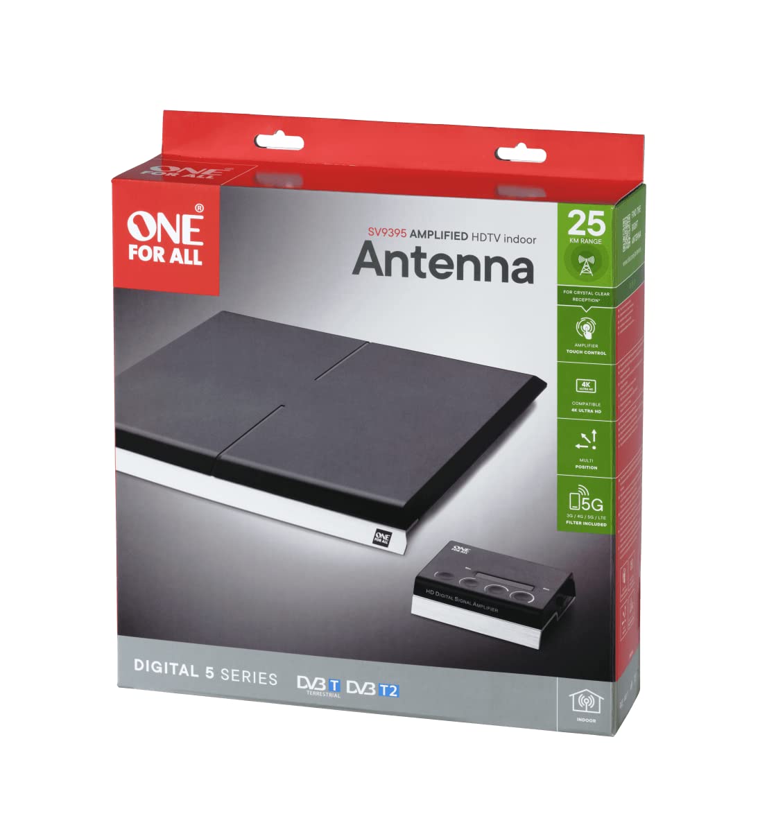 Antenne Intérieure ONE FOR ALL SV9495 | Leroy Merlin