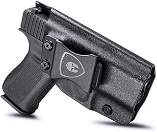 Glock 43 Holster, IWB KYDEX Holster Fit: Glock 43 / Glock 43X Pistol, Inside Waistband Holster Concealed Carry for Men / Women, Glock 43X Holster, Adj. Cant & Retention, Right Hand Draw