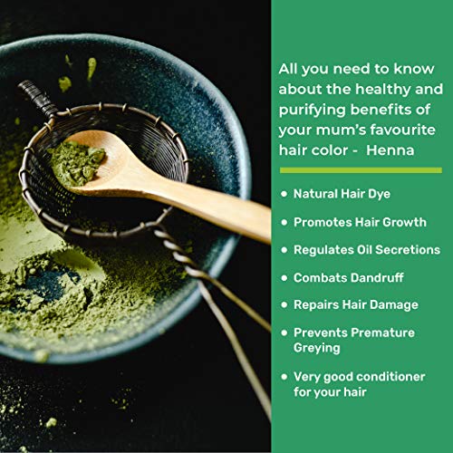 Image of Naturenna Natural Henna /Mehandi Powder for Hair Colour & Care - (200 g)