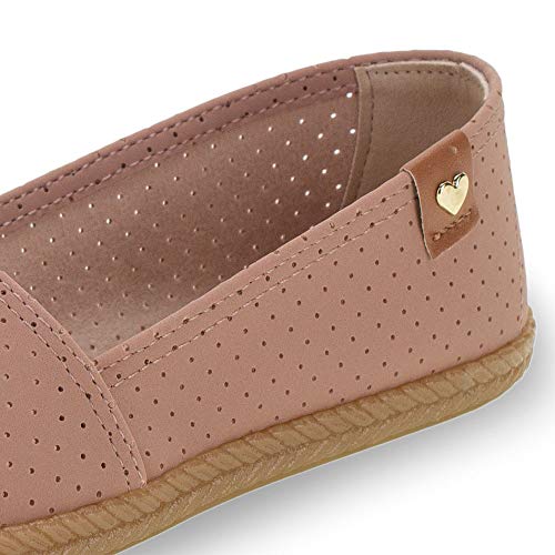 Alpargata Moleca Holes Rosa Feminino