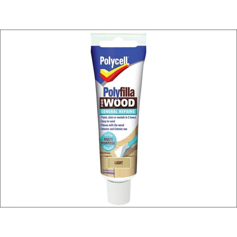 Polycell Light 5207190 Polyfilla For Wood General Repairs Tube 330G