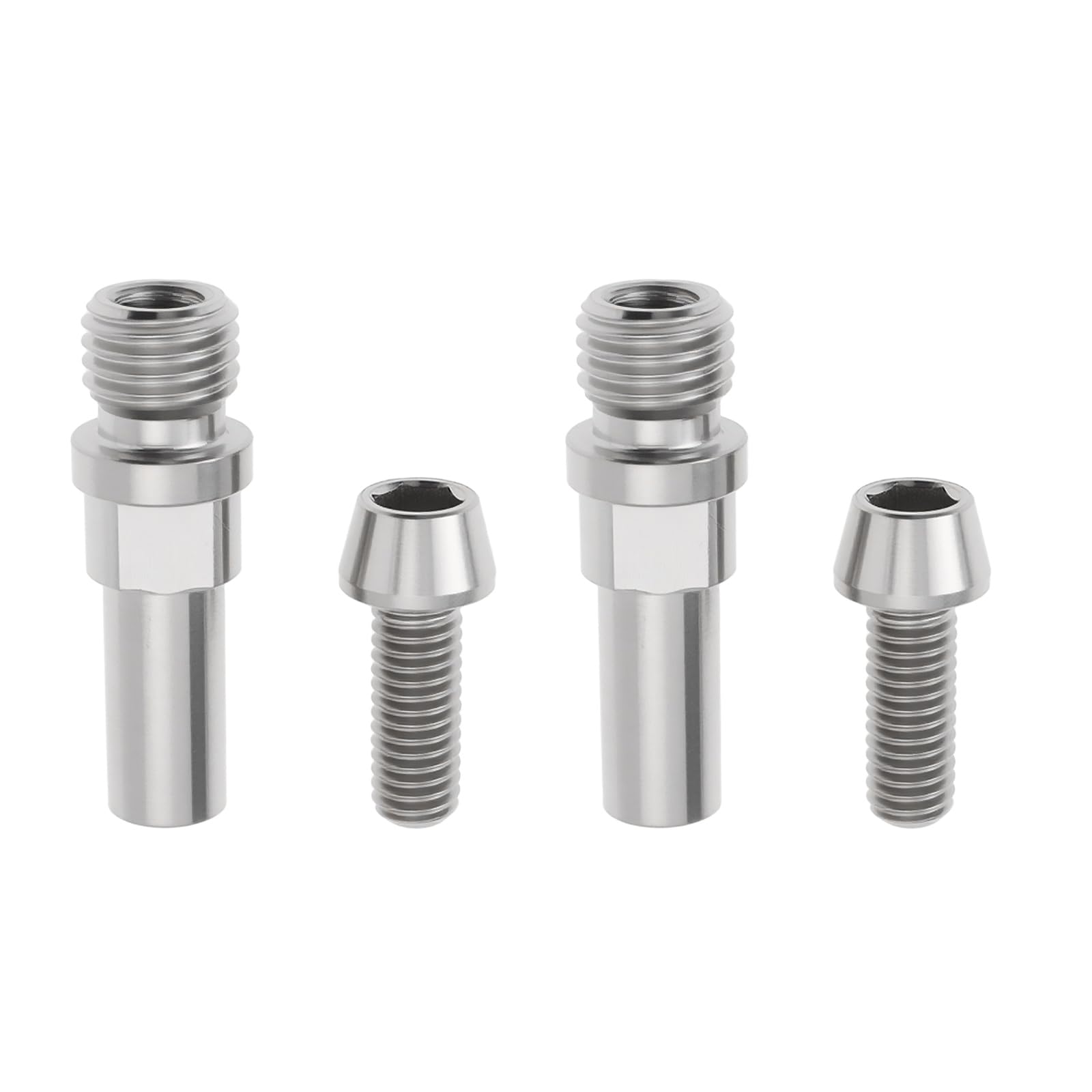 SG Store 2 Pairs Bicycle Titanium Brake Post M10x1.25mm M6x16mm Bicycle Screws Column