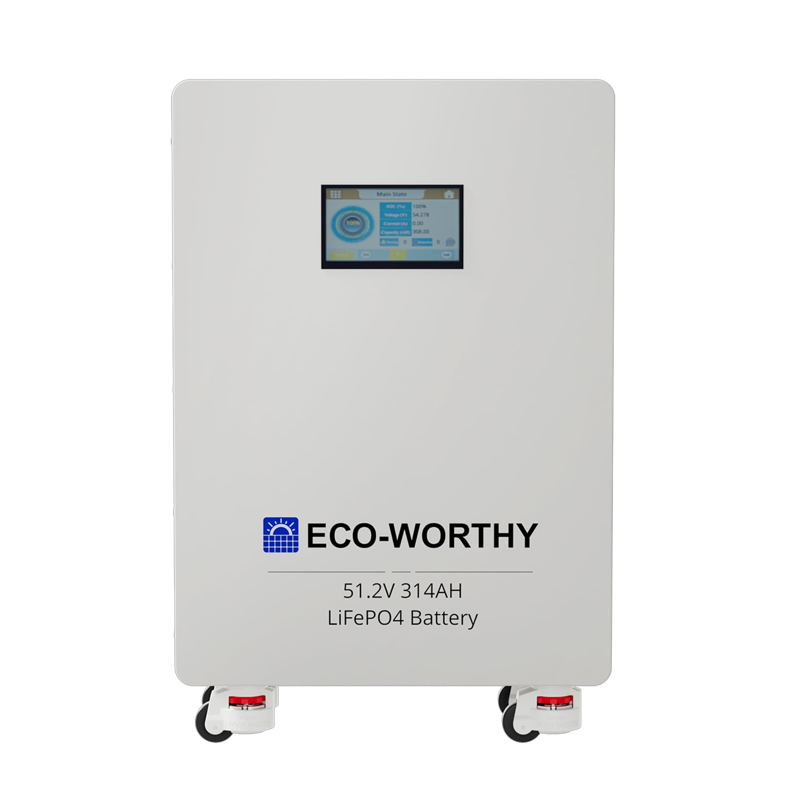 ECO-WORTHY LiFePO4 48V 314Ah 16,1kWh con Bluetooth/WLAN