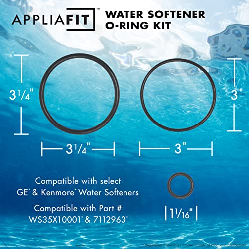 Kit 3 empaques O-Ring compatibles con GE y Kenmore miniatura 2