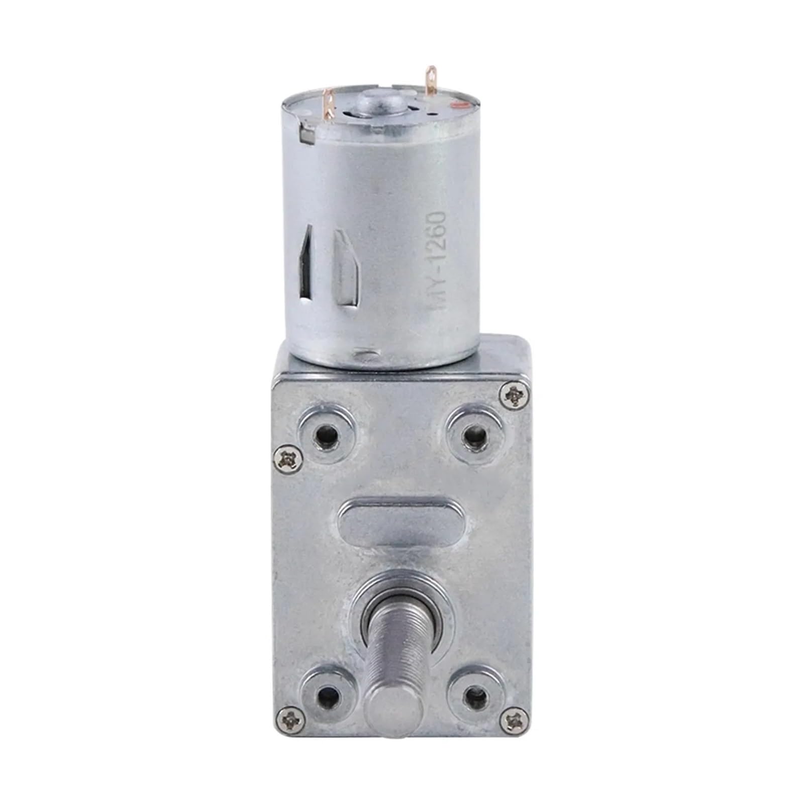 8mm * 33mm Ausgangsschraubenwelle DC 24V Schneckengetriebemotor mit hohem Drehmoment und niedriger Drehzahl und Flansch 1St(Motor with flange,6rpm)