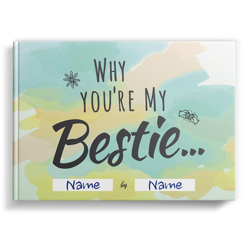 SoulScripted Books Why You're My Bestie | Diario de regalo para amigos | Cumpleaños, Día de la Amistad