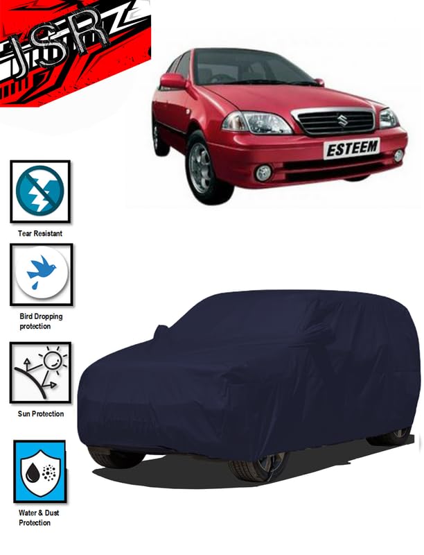Image of J S R Waterproof Body CAR Cover for Maruti Suzuki Esteem (Maruti Suzuki Esteem CAR Cover | Esteem CAR Cover | Esteem CAR Cover Waterproof | CAR Cover for Esteem)