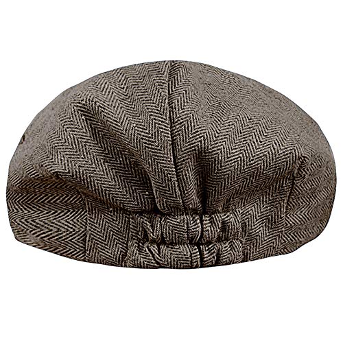 Image of A&J DESIGN Baby Boys Newsboy Cap Toddler Kids Tweed Vintage Flat Hat