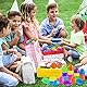 Dekewe 50 PCS Ostereier Plastik Bunt, 6 cm Plastikeier zum Befüllen, Oster Überraschungsei für Ostern Jagd Geschenke Und Osterthema Party Gunst