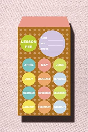 Amazon 月謝袋 マルチドット ブラウン 10枚 集金袋 文房具 オフィス用品