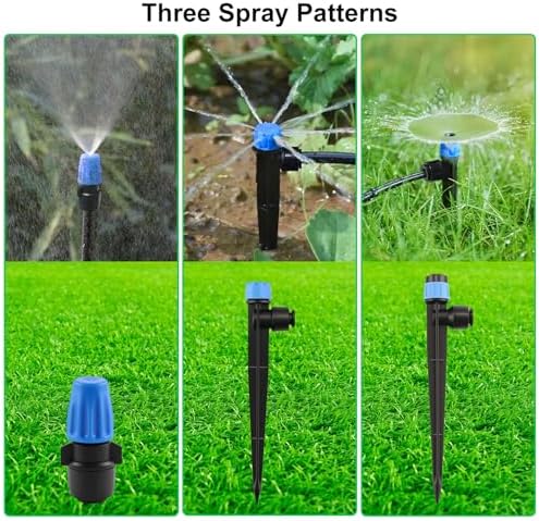 Bild 2 - BewässerungsSystem mit 60m & 10m Bewässerungsschlauch, Automatische Tropfbewässerung Bewässerung Kit Gartenbewässerungssystem für Pflanzen Terrasse Gewächshaus